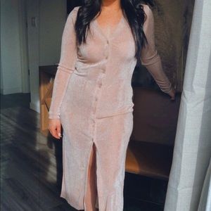 Silky cardigan dress💗